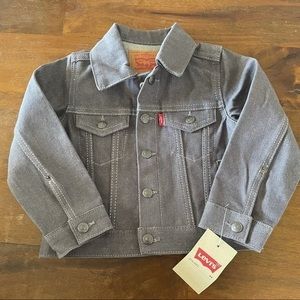 Levi’s‎ gray starched denim jeans jacket 2T NWT